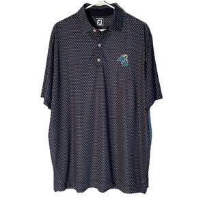 FootJoy FJ Polo Short Sleeve Shirt Mens XL Blue - Coastal Carolina Chanticleers
